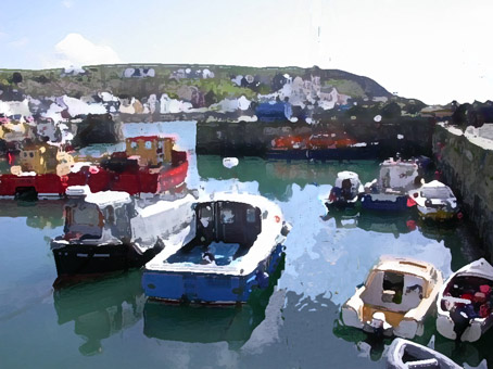 image painting of Portpatrick